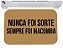 Capacho nunca foi sorte sempre foi macumba tapete de porta - Imagem 1