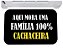Capacho aqui mora uma familia 100% cachaceira tapete porta - Imagem 1