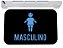 Capacho masculino menino azul tapete para porta 40x60 - Imagem 1