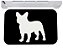 Capacho para entrada cachorro pug pet tapete de porta 40x60 - Imagem 1