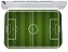 Capacho campo de futebol tapete para porta 40x60 - Imagem 1