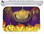Capacho abobora de halloween jack o lantern tapete 40x60 - Imagem 1
