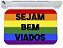 Capacho arco-íris sejam bem viados lgbt tapete 40x60 - Imagem 1