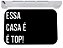 Capacho para porta essa casa é top tapete 40x60 - Imagem 1