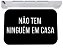 Capacho não tem ninguém em casa tapete divertido 40x60 - Imagem 1