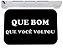 Capacho para porta que bom que você voltou tapete 40x60 - Imagem 1