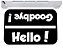 Capacho hello goodby tapete para porta divertido fofo 40x60 - Imagem 1
