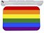 Capacho arco-iris orgulho gay pride lgbt tapete de porta - Imagem 1