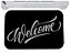 Capacho welcome bem-vindo tapete para porta 40x60 - Imagem 1