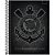 Caderno Universitário Capa Dura 10 matérias 160 Folhas Corinthians - Imagem 1