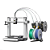 Impressora 3D Filamento Bambu Lab A1 Combo - Imagem 1