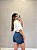 Short Jeans Vintage c/ Recortes - Imagem 2