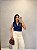Blusa Regata Cetim Luna - Imagem 1