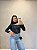 Calca Wide Leg Jeans Cos Transpassado - Imagem 3