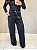 Calça Jeans Wide Leg Preto Estonado - Imagem 2