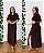 Vestido Soraia Marrom - Imagem 1