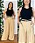 Cropped canelado Eva preto - Imagem 2