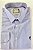 CAMISA SOCIAL SLIM FIT - LISTRAS AZUL - Imagem 3