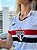 Camisa São Paulo I 24/25 s/n° Torcedor New Balance Feminina - Branco+Vermelho - Imagem 4