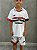 KIT INFANTIL CAMISA+SHORTS SÃO PAULO BRANCO - Imagem 2