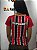 Camisa São Paulo II 25/26 s/n Torcedor New Balance Feminina - Vermelho+Branco - Imagem 4