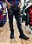 CALÇA CITY DENIM PUIDOS BLACK RESPINGOS - Imagem 1