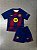 KIT INFANTIL BARCELONA LISTRADO 2025/26 - Imagem 1