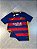 Camisa Barcelona Listrada Neymar Jr Retro - Imagem 1