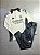 CONJUNTO REAL MADRID OFF WHITE 24/25 - Imagem 1