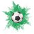 Bola Futebol para Chá Revelação 300g de Cor Explosão - Imagem 1