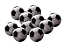 Bola de Futebol para decoração de festa de aniversário, caixa surpresa, pinhata, lembrancinha 125mm ou 150mm 10un - Imagem 2