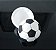 Bola de Futebol Decoração Festa Aniversario Chá Revelação Pinhata 125mm (2 unidades) - Imagem 3