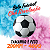 Bola Futebol para Chá Revelação (tema tradicional) 2 Cores: Rosa e Azul - Imagem 1