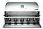 Churrasqueira a gás em inox embutir ou bancada 5 queimadores - Imagem 1