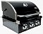 Churrasqueira a gás em black inox 304 embutir ou bancada 3 queimadores modelo T300 - Imagem 4