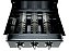 Churrasqueira a gás em black inox 304 embutir ou bancada 3 queimadores modelo T300 - Imagem 6