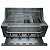 Churrasqueira Hibrida Legacy inox 304 gás, carvão e defumador 4 queimadores - Imagem 2