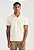 Polo Manga Curta Slim Piquet Docthos Bege - Imagem 1