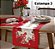 Trilho de Mesa Athenas Estampado 35cm X 1,00m - Natal - Imagem 3