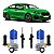 Par Amortecedores + Kit Coxim Dianteiro Bmw 218i 2019 Até 2022 - Imagem 1