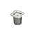 Lixeira de Embutir Tramontina Clean Square em Aço Inox com Balde Plástico 5 L - Imagem 1