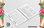 Miolo de Caderno Devocional | Kit Scrapbook | 14,5x20,5cm - Imagem 3