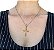 Colar Crucifixo em Aço inox - Feminino - Imagem 8
