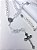 Terço São Bento em Cristal, Crucifixo Medalha com decho (para pescoço)- 45 cm - Imagem 11