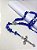 Terço São Bento em Cristal, Crucifixo Medalha com decho (para pescoço)- 45 cm - Imagem 15