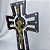 Crucifixo de mesa ou parede em MDF com imagem de Jesus e pedrarias decorativas – 28 cm - Imagem 5
