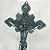 Crucifixo metal de mesa prata/bronze 17 cm - Imagem 4