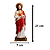 Imagem Sagrado Coração de Jesus 21 cm em resina - Imagem 2