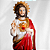 Imagem Sagrado Coração de Jesus 21 cm em resina - Imagem 3