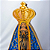Nossa Senhora Aparecida em madeira 30cm - Imagem 5
